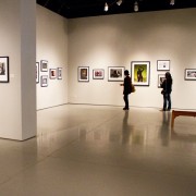 ArtGallery Jac'Kenisha Goodman, freshman child development major, and Tayler Evans, junior criminal justice major, browse the Identity & Affirmation: Post War African American Photography exhibit, currently on display at the CSUN Art Gallery. The gallery features work from photographers Harry Adams, Roland Charles, Guy Crowder, and Jack Davis, among others. Photo Credit: Tessie Navarro / Visual Editor