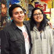 McNair Scholars Daniel Esparza (left) and Martha Martinez (right) are two of 25 CSUN students in the McNair Scholarship program. The program helps minority, first-generation college students apply to graduate and doctorate programs. Photo Credit: Andres Aguila / Daily Sundial