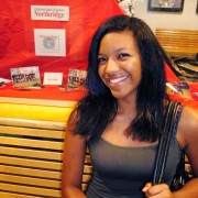 StudentSpotlight Jasmine Hart, kinesiology major, wishes to pursue a career in the NFL as an athletic trainer or physical therapist. Photo Credit: Andres Aguila / Daily Sundial
