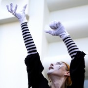 istanbul5 Janset Karavin is a pantomime performer who performs on the streets in Istanbul. She also teaches pantomime lessons, writes novels, hosts a radio show, and makes puppets. Photo Credit: Kat Russell