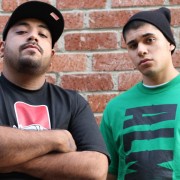 serpientes Juan Zarate, of Chicago, and Manuel Garcia, of Milwaukee, form the Latin hip-hop duo Serpientes Y Piramides. Photo Credit: Tessie Navarro / Visual Editor