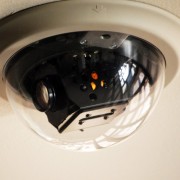Security Cameras One of the security cameras in the Oviatt library lobby. Photo Credit: Andres Aguila / Daily Sundial