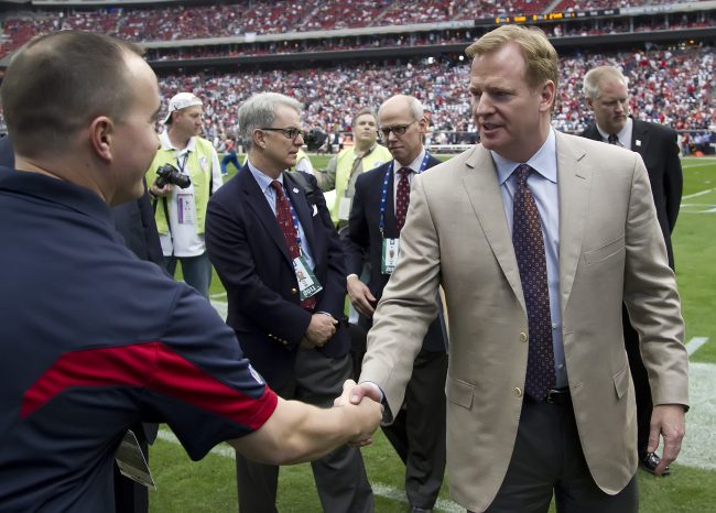 NFL Commissioner Roger Goodell has received much criticism for his handling of NFL players' personal conduct, but he should not resign. Photo courtesy of MCT.