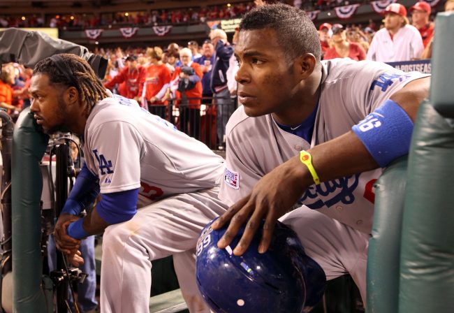 There is enough blame to go around for the entire Dodgers roster including Hanley Ramirez and Yasiel Puig. Photo courtesy of MCT.