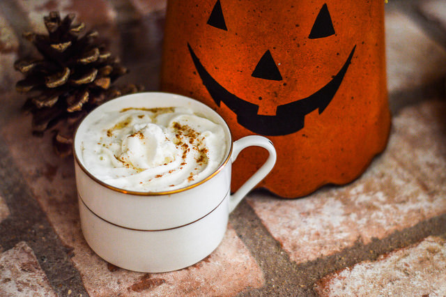 pumpkin spiked latte