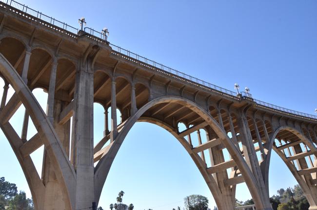 A Pasadena bridge along Colorado Street over the Aroyo Seco river bed is known as "Pasadena's Suicide Bridge". Ghosts on and under the bridge have been seen along with strange noises. Photo Credit: Vince Nguyen/ The Sundial