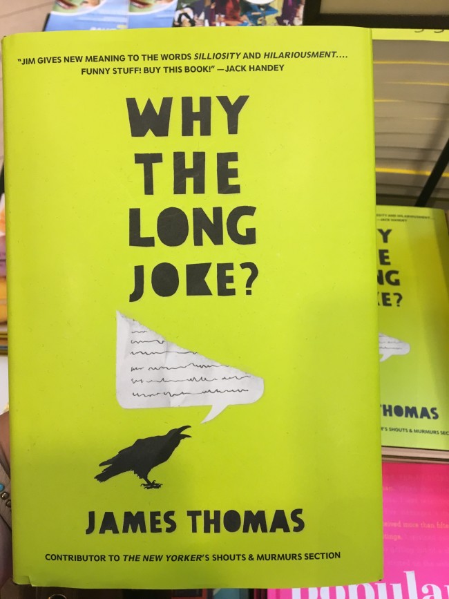 "Why The Long Joke?" by James Thomas (Kate Haggard/The Sundial)