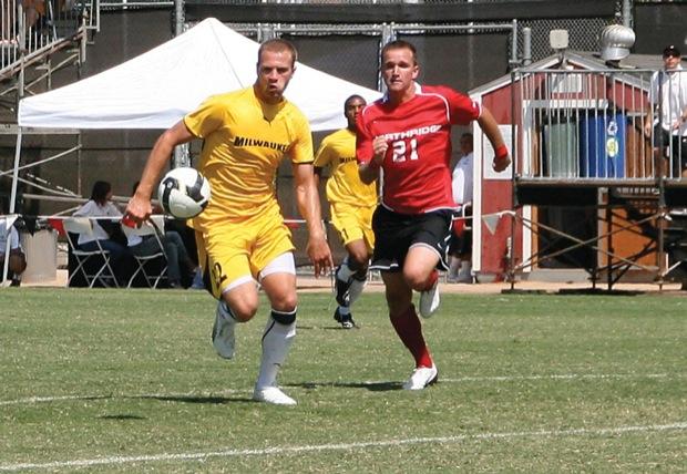 Senior Devin Deldo (21) helped the Matadors advance into the Big West Tournament by scoring two goals in Saturday's win over No. 20 UC Irvine. Photo Credit: Raspina Jannesar / Staff Photographer