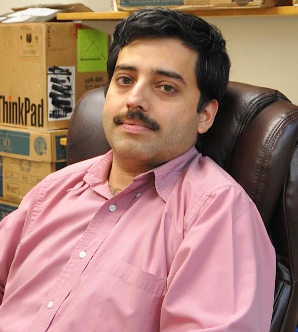 Abhijit+Mukherjee%2C+new+mechanical+engineering+professor+at+CSUN%2C+sits+in+his+office+filled+with+boxes.+He+is+still+in+the+process+of+unpacking+and+moving+in+to+his+office.+Photo+Credit%3A+Rachel+Costahaude+%2F+Daily+Sundial