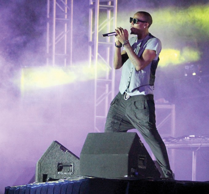 B.o.B. performs at the Big Show at CSUN on Saturday. Other artists who performed were The Cataracs and Kreayshawn. Photo Credit: Tessie Navarro / Visual Editor