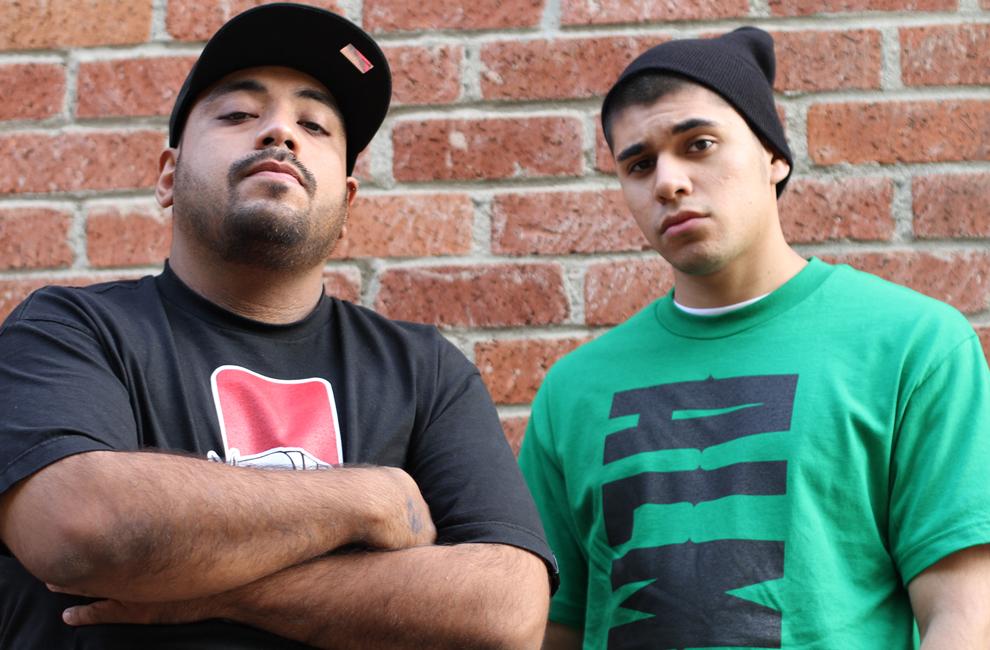 Juan Zarate, of Chicago, and Manuel Garcia, of Milwaukee, form the Latin hip-hop duo Serpientes Y Piramides. Photo Credit: Tessie Navarro / Visual Editor