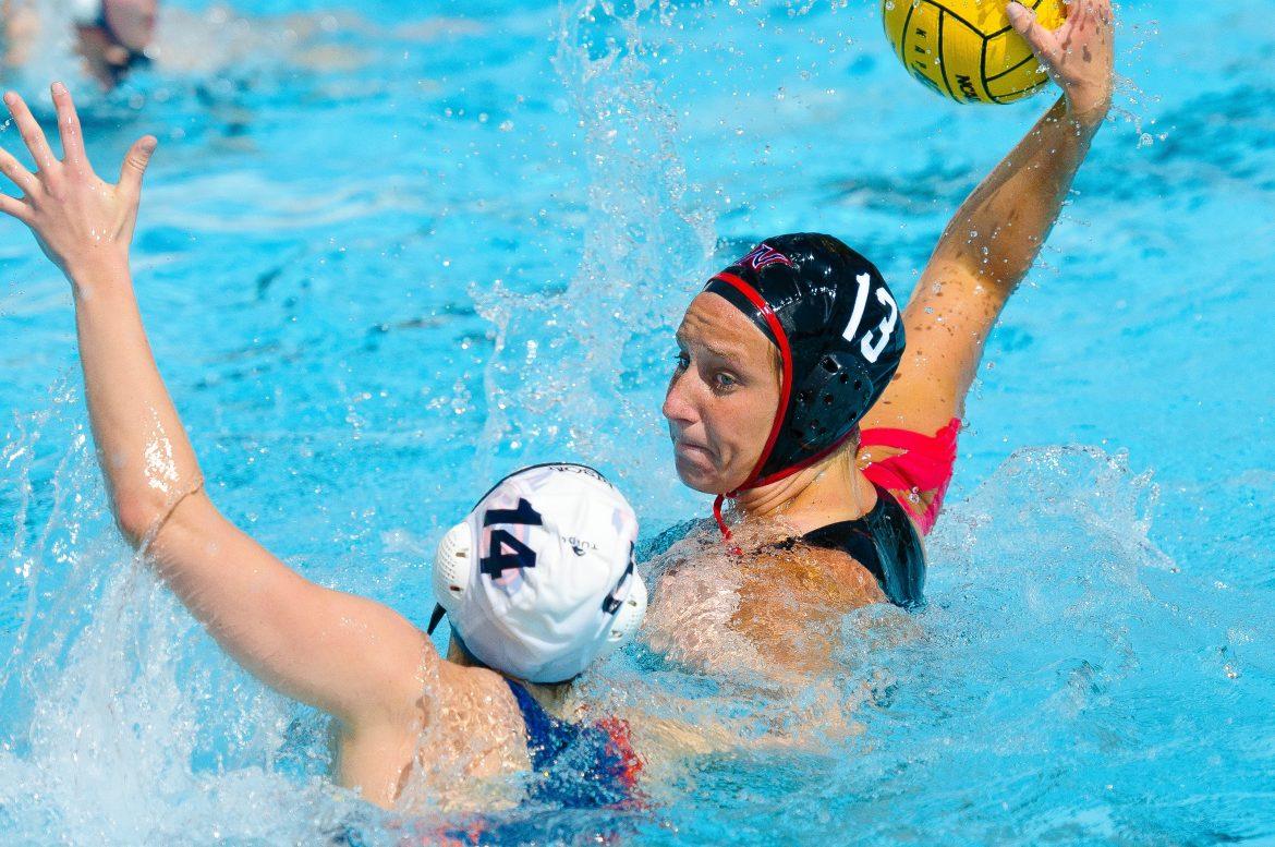 CSUN attacker Melissa Doll goes for a goal in a game. Doll put the Matadors on the scoreboard first as they took third place in the Big West Conference Tournament in a 6-5 victory over UC Santa Barbara Sunday afternoon. Courtesy of CSUN Athletics.