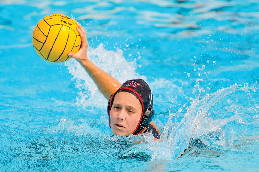 CSUN utility player Jenny Jamison looks for a goal in a game. Jamison and the Matadors head to UC Davis on Friday to face Long Beach State in the first round of the Big West Conference Tournament. Photo courtesy of CSUN Athletics