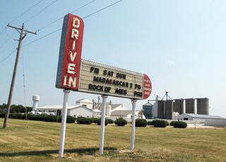 Drive-in to theaters