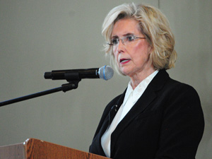 Lilly Ledbetter shares her story of overcoming the wage gap 