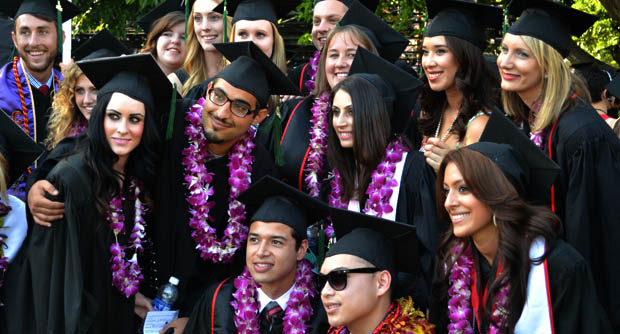 Hundreds of students participated in the College of Health and Human Development graduation on Tuesday. Photo credit: John Saringo-Rodriguez / Photo Editor
