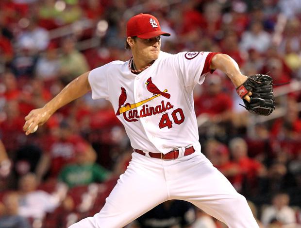 St. Louis Cardinals pitcher Shelby Miller winds up in the first inning against the Milwaukee Brewers at Busch Stadium in St. Louis, Missouri, on Tuesday, September 10, 2013. The Cards won, 4-2. Courtesy of MCT