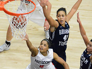 Womens Basketball: Matadors drop home opener to BYU, 82-66
