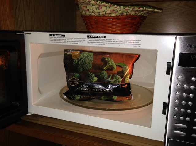 Many frozen vegetables come ready to cook in a microwaveable steam bag, which is a safe, nutritious, making this an easy way to include more veggies in your diet. Photo by Amanda Blake, contributor