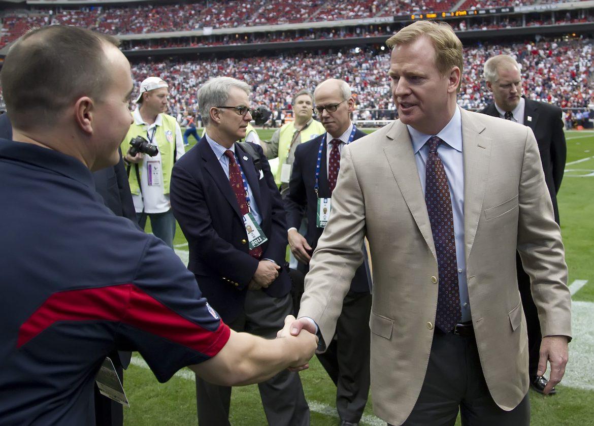 NFL Commissioner Roger Goodell has received much criticism for his handling of NFL players personal conduct, but he should not resign. Photo courtesy of MCT.