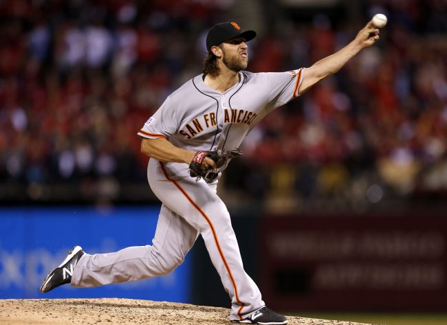 Madison Bumgarner is the dominate ace of the series by a wide margin. Photo courtesy of Tribune News Service.
