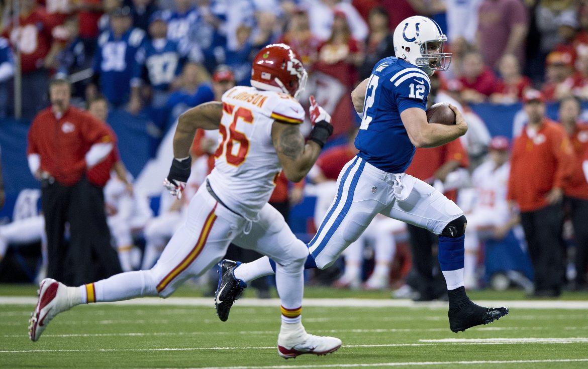 Andrew Luck once again is a Fantasy Stud this week. Sundial Sports team. Photo courtesy of Tribune News Service.