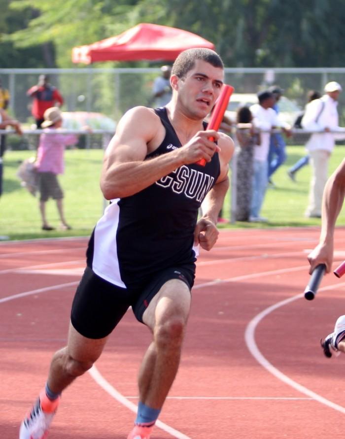 Senior sprinter Kenneth Stone was one of the Matadors who posted season-highs in his events at the Texas Invitational over the weekend. Photo credit: File Photo/The Sundial