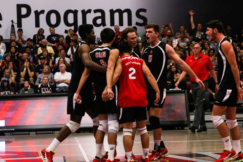 Mens Volleyball play against BYU in May  (File photo / The Sundial)