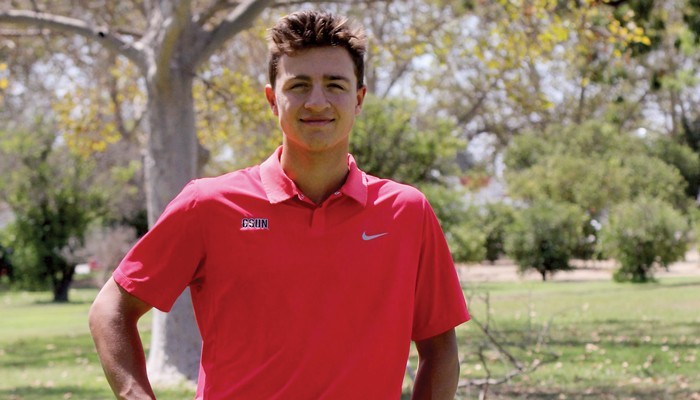 CSUN+freshman+golfer+Tomas+Skajem+knows+playing+golf+at+CSUN+will+be+different%2C+but+he+is+adjusting+to+the+weather+and+courses+in+California.+Photo+credit%3A+Yocasta+Arias
