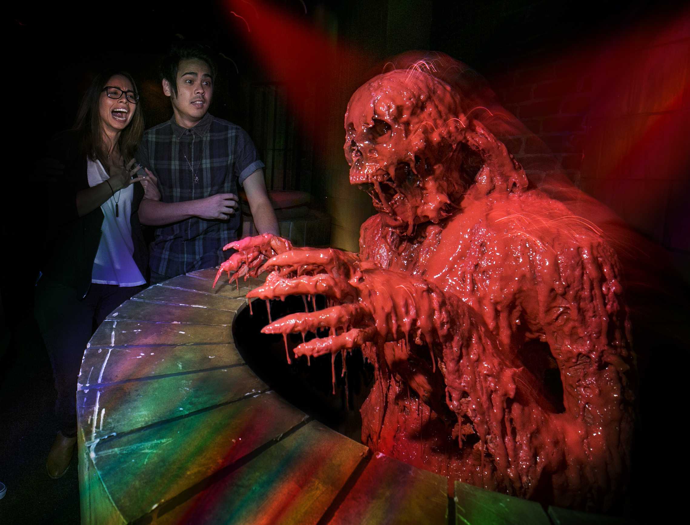 A new maze at Universal Studios Halloween Horror Nights inspired by Guillermo del Toros film Crimson Peak. (Photo by David Sprague / Universal Studio)