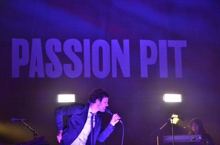 Michael Angelakos of Passion Pit performed at the famous Wiltern in Los Angeles Wednesday, Oct. 28. 