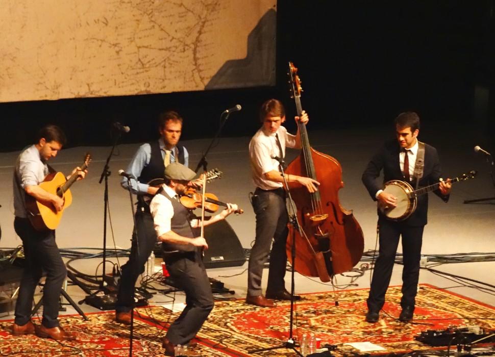 The Punch Brothers preforming.