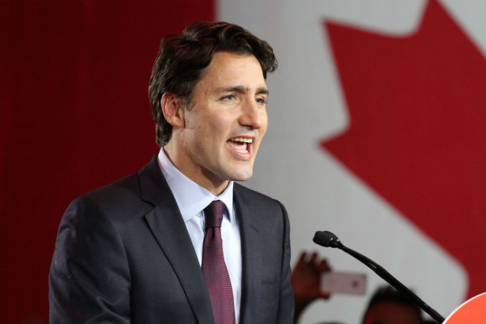 Canadas+Liberal+party+leader+Justin+Trudeau+gives+his+victory+speech+in+Montreal+after+the+election+on+Monday%2C+Oct.+20%2C+2015.+%28Mico+Smiljanic%2FXinhua%2FZuma+Press%2FTNS%29
