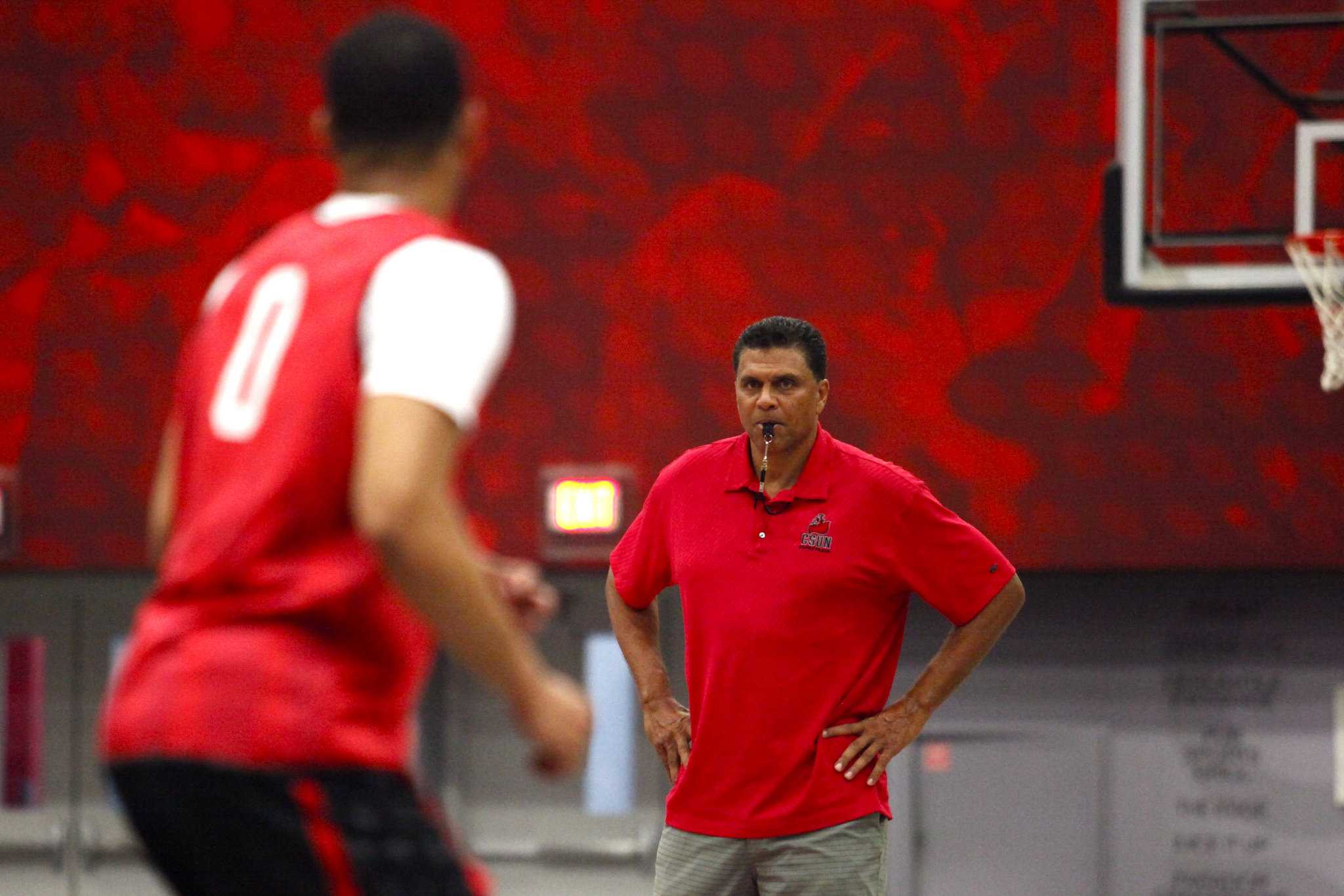 CSUN mens basketball head coach Reggie Theus will lead a young team is poised for a bounce back season after last years team finished 10-24. Photo credit: Juan Pardo