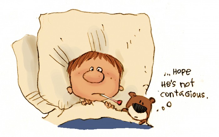 Chris+Ware+illustration+of+sick+kid+in+bed.+%28Lexington+Herald-Leader%2FMCT%29