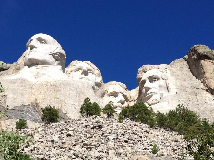 George Washington is a permanent figure of US history. He is remembered alongside some of America's greatest leaders on Mount Rushmore in South Dakota. (Ellen Creager/Detroit Free Press/MCT)