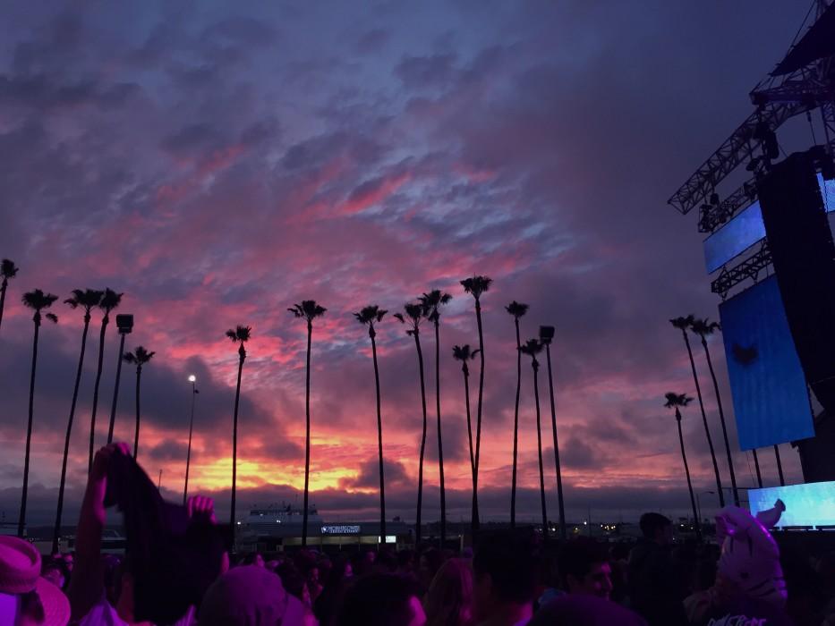 The Main Stage of CRSSD Fest 2016 on day one. The event was hosted at the Waterfront Park San Diego. 