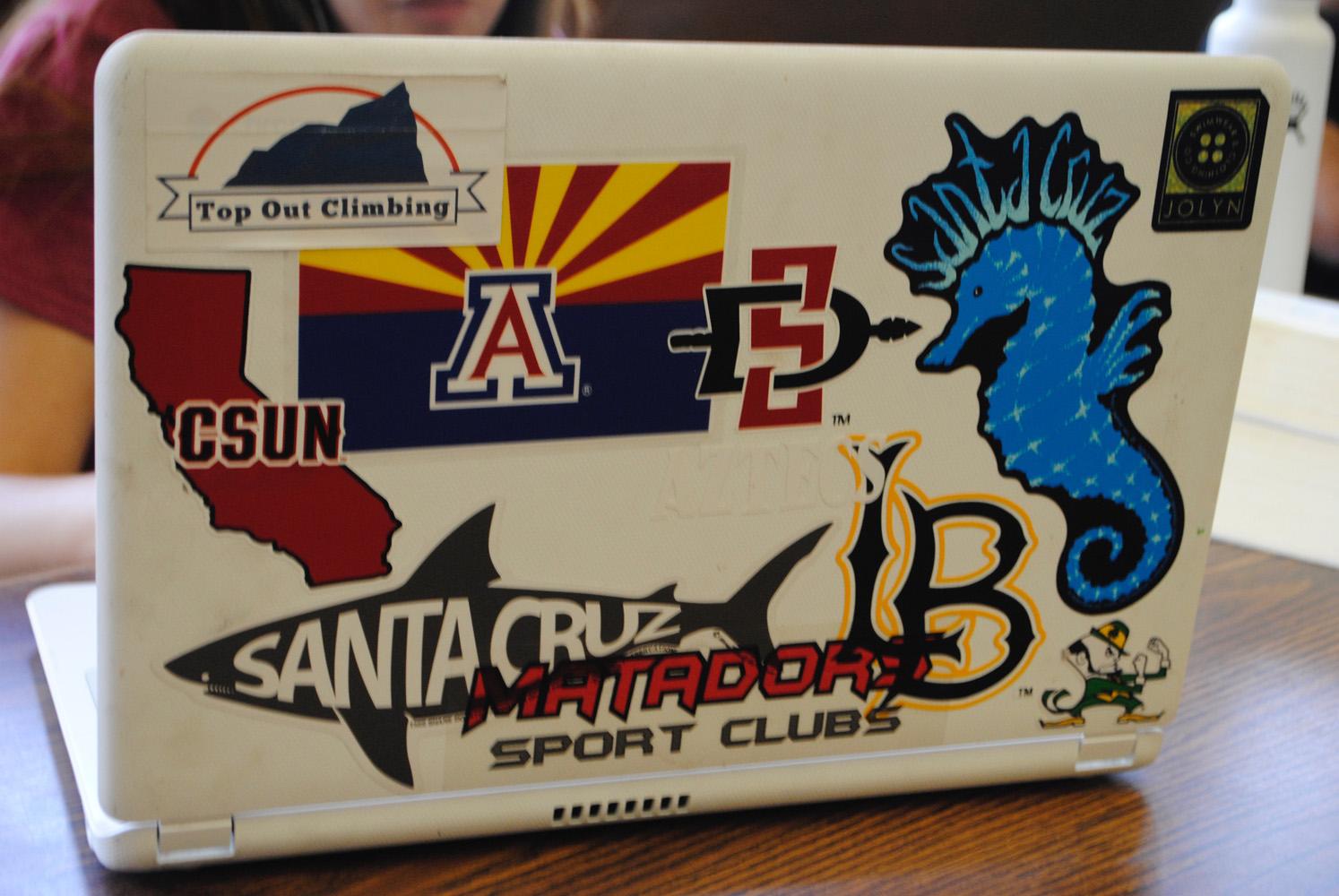 What do the stickers on your laptop say about you?