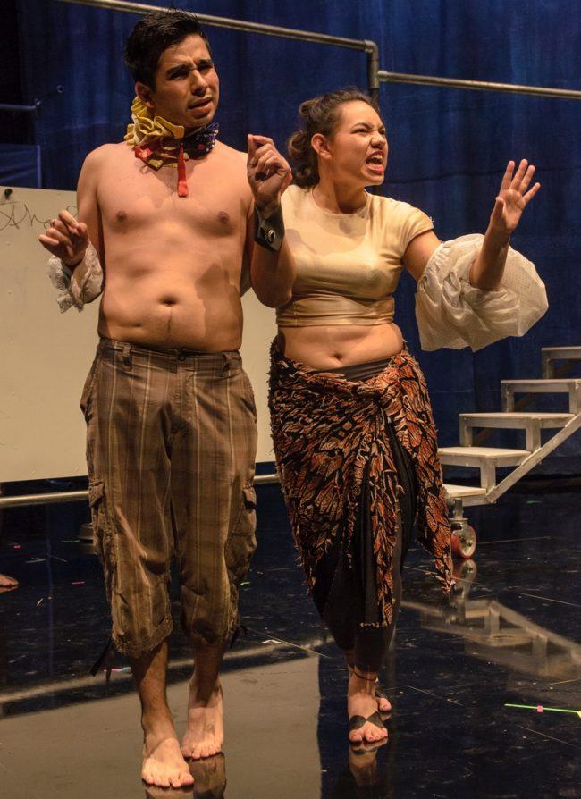 Theater students perform during WTF, which ends April 18, 2016. (Photo credit: Kenji Kang)