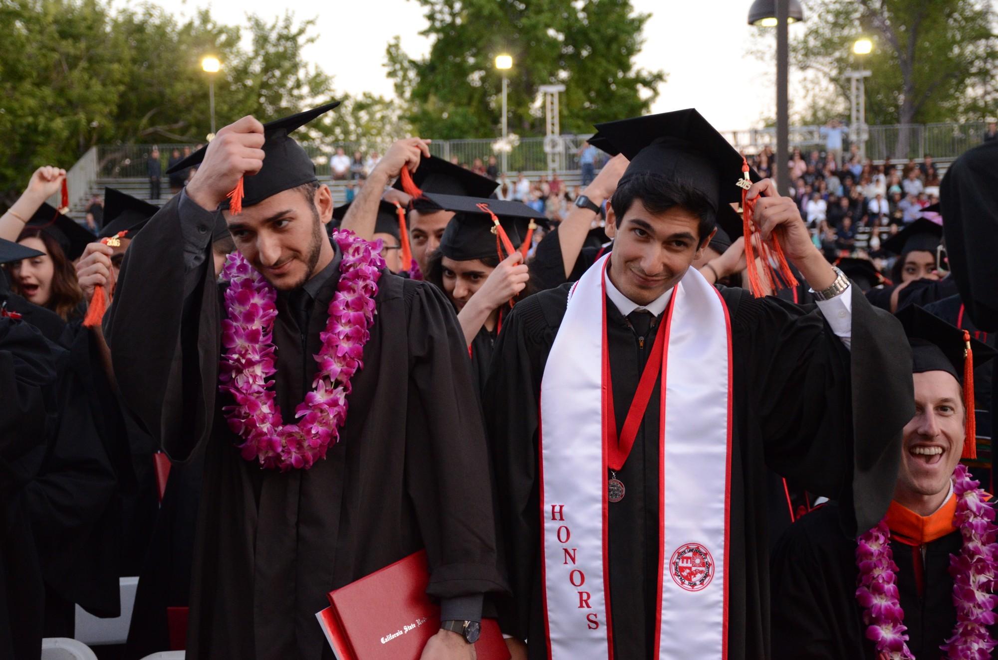 CSUN+graduates+move+their+tassels