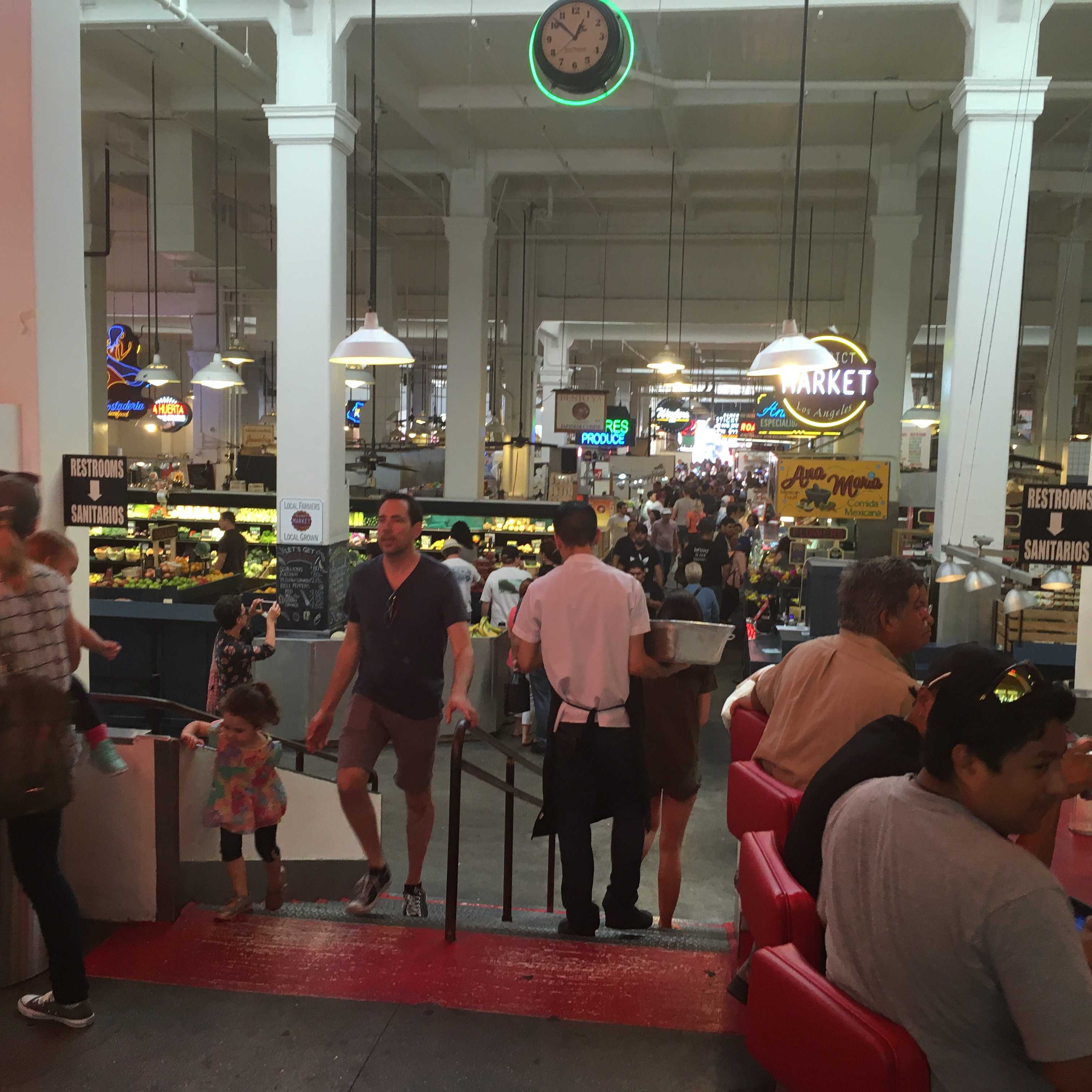 The interior of Grand Central is lined with various food vendors