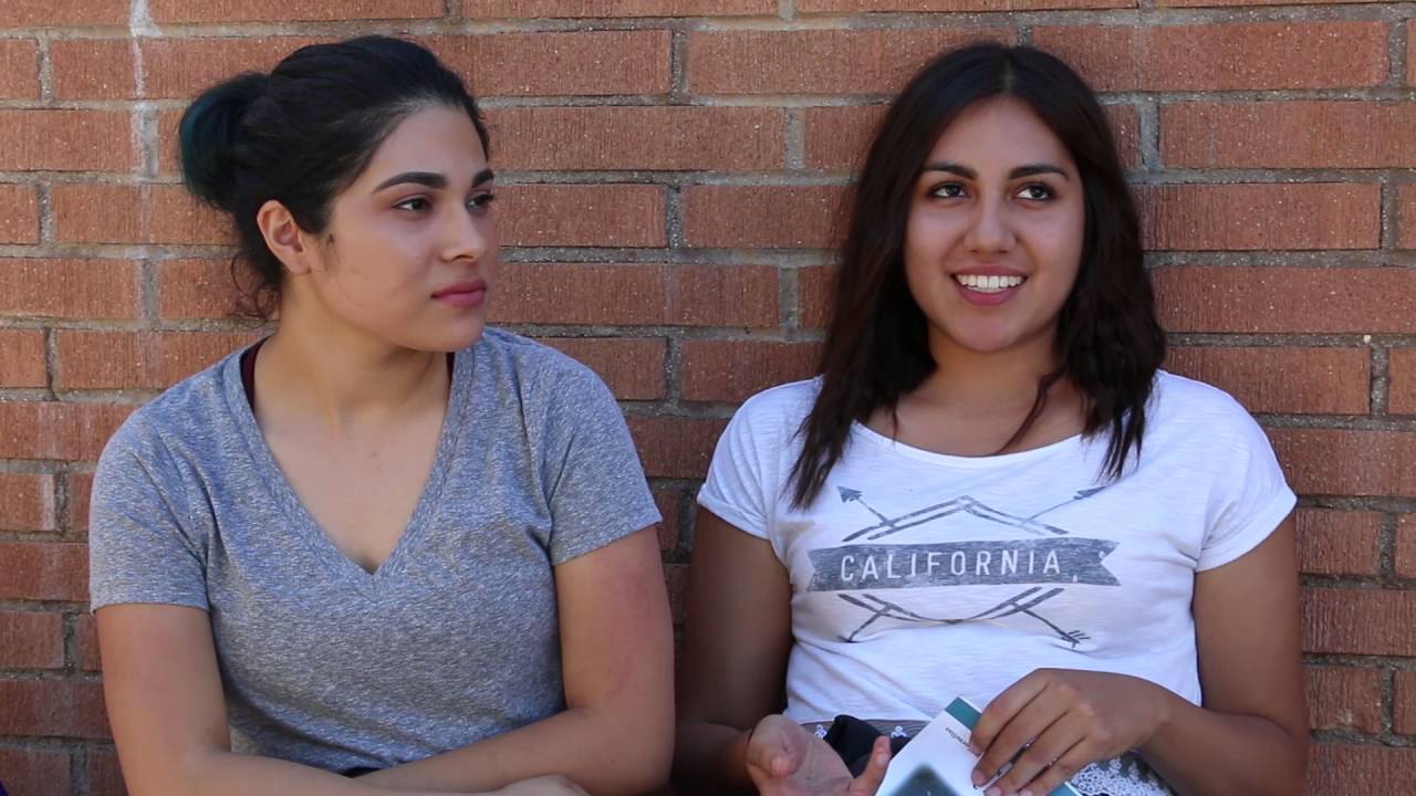 2 CSUN students shown being interviewed