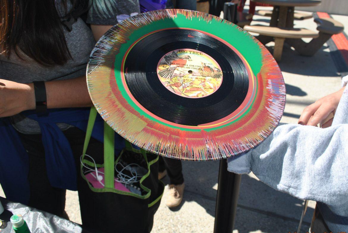painted record pictured