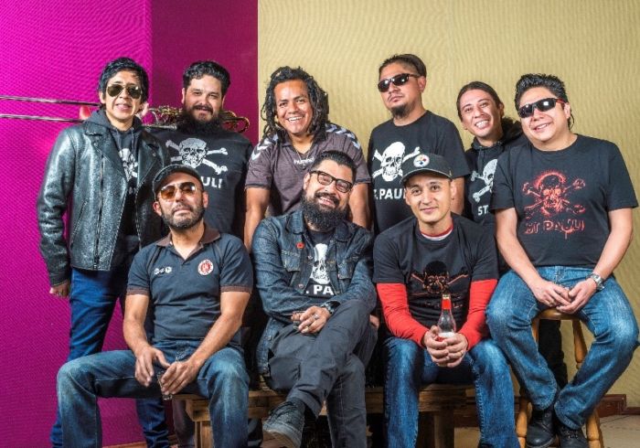 Members of the Mexican ska band, Panteon Rococo, pose for a picture. This year they are celebrating 20 years of musical trajectory. Photo Courtesy of The Music Joint Entertainment Group