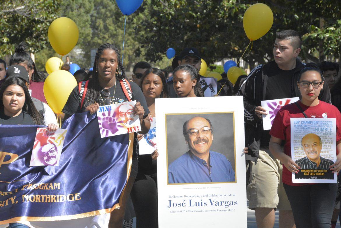 Students walk in honor of Jose Luis Vargas
