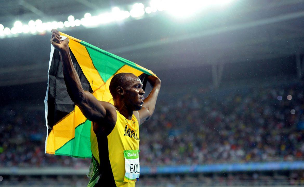 Jamaica's Usain Bolt celebrates after winning the 200m at the Summer Olympics on Thursday, Aug. 18, 2016, in Rio de Janeiro, Brazil. (Wally Skalij/Los Angeles Times/TNS) Photo credit: MCT
