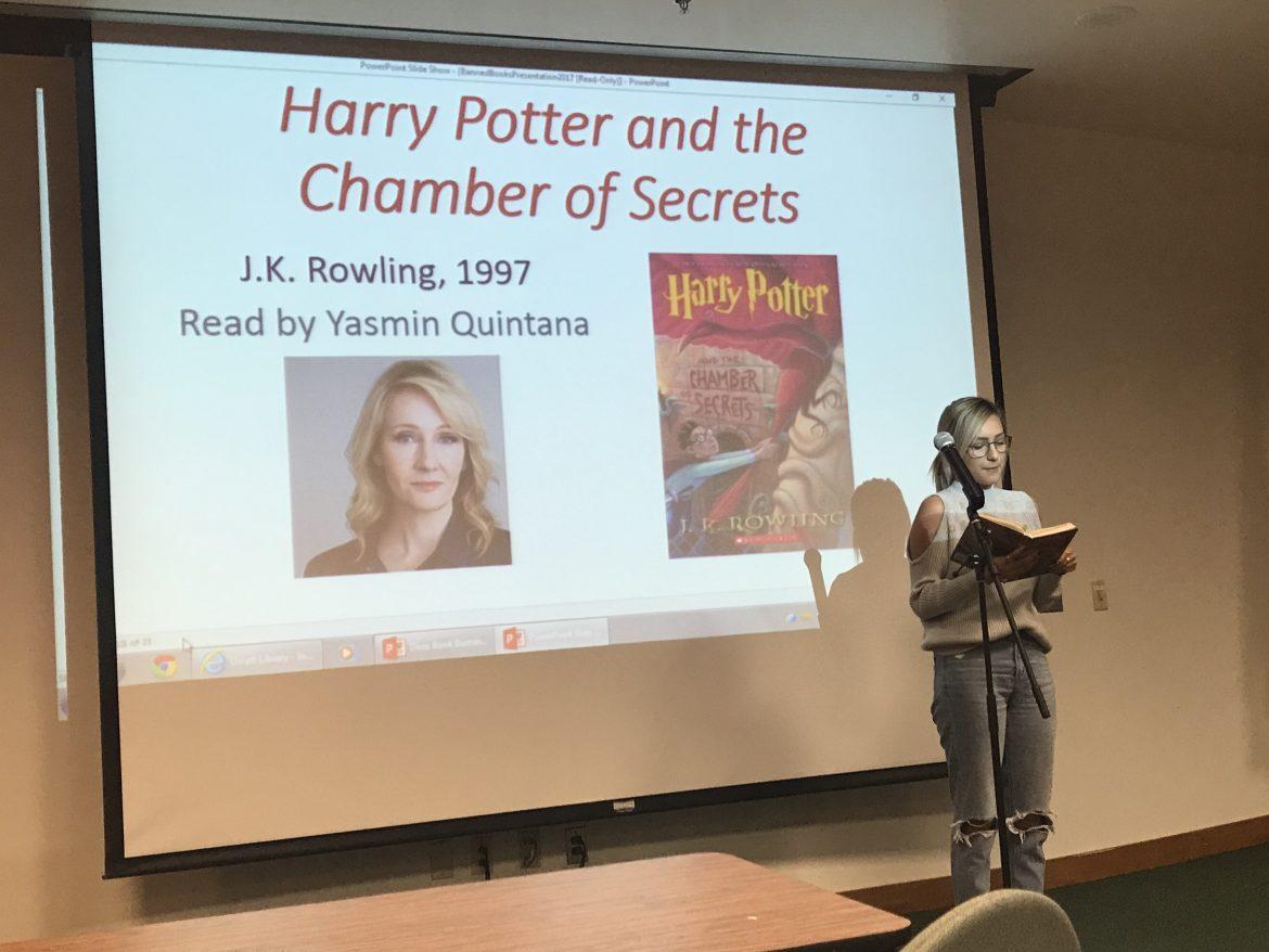 Yasmin Quintana reads an excerpt from Harry Potter and the Chamber of Secrets.