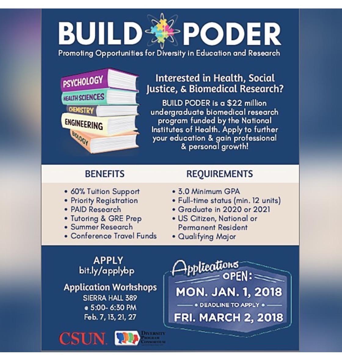 Build Poder club flyer