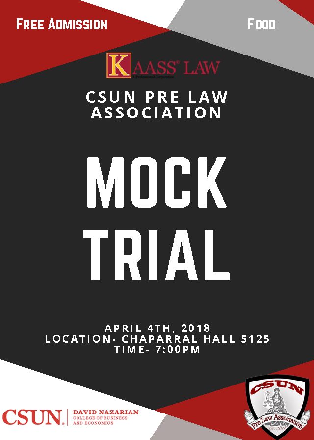 Pre-Law Association Mock Trial