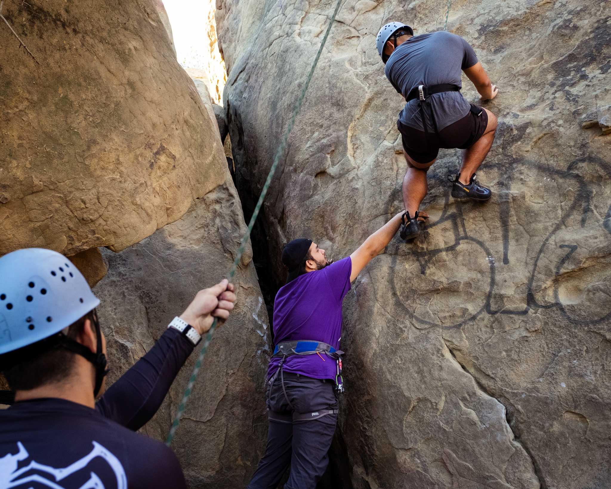 Outdoor Adventures goes rock climbing The Sundial